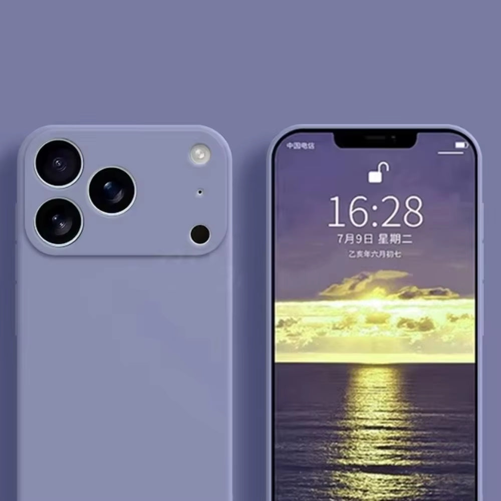 Funda Original Liquid Silicone Phone Case for Apple Iphone 17 Pro Max 17 Air 17Air 17Pro Soft Back Cover Phone Cases