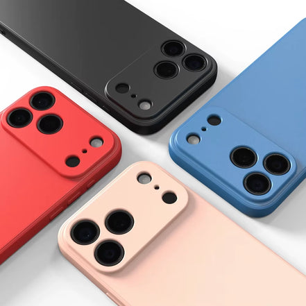 Funda Original Liquid Silicone Phone Case for Apple Iphone 17 Pro Max 17 Air 17Air 17Pro Soft Back Cover Phone Cases