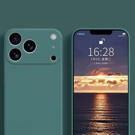 Funda Original Liquid Silicone Phone Case for Apple Iphone 17 Pro Max 17 Air 17Air 17Pro Soft Back Cover Phone Cases